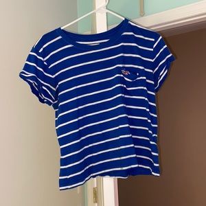 Cropped Hollister striped T-shirt